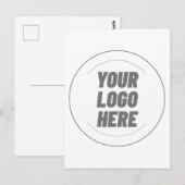 Your Logo here custom Postcards ポストカード (正面/裏面)