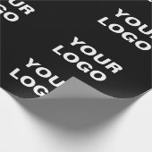 Your Logo Here Simple Stylish Modern Minimal Logo  ラッピングペーパー (角)