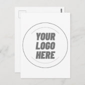 Your Logo Here T-shirt For Men ポストカード (正面/裏面)