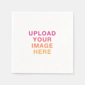 Your Logo Image Business スタンダードカクテルナプキン (正面)