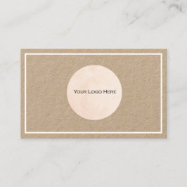 Your Logo Kraftホワイト縁どカスタム 名刺