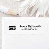 Your Logo | Modern Customizable Return Address ラベル (インサイチュ)