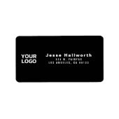 Your Logo | Modern Customizable Return Address ラベル (正面)