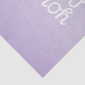 Your Logo & Modern Simple Ombre | Lavender 薄葉紙 (詳細)