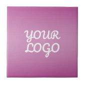 Your Logo & Modern Simple Ombre | Purple タイル (正面)