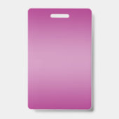 Your Logo & Modern Simple Ombre | Purple バッジ (裏面)