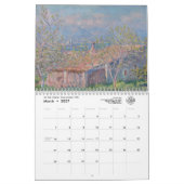 Your Logo Monet Art Business Gift Promotion 2023 カレンダー (3月 2027)