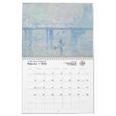 Your Logo Monet Art Business Gift Promotion 2023 カレンダー (2月 2026)