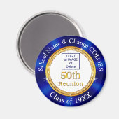 YOUR LOGO or IMAGE, 50th Class懇親会ギフト マグネット (正面/裏面)