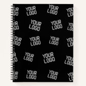 Your Logo or Image | Randomized Template ノートブック (正面)
