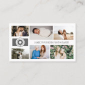 Your Logo Photo Collageプロフェッショナル 名刺 (正面)