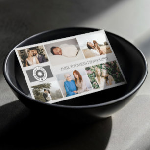 Your Logo Photo Collageプロフェッショナル 名刺