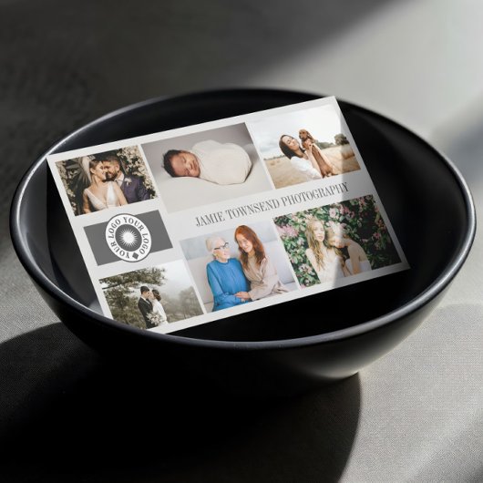 Your Logo Photo Collageプロフェッショナル 名刺