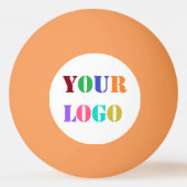 Your Logo Promotion Branded Ping Pong Ball Example 卓球ボール (正面)