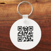 Your Logo QR Code Personalized Custom Business キーホルダー (裏面)
