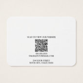 Your Logo QR Earring Display Card (裏面)