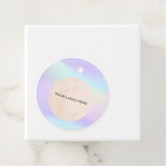 Your Logo Rainbow Holographic Priceラベル フェイバータグ (インサイチュ)