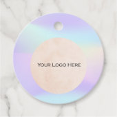 Your Logo Rainbow Holographic Priceラベル フェイバータグ (正面)