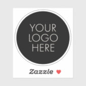 Your Logo Round Business Companyプロフェッショナル シール (シート)