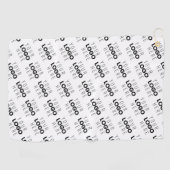 Your Logo Simple Repeating Diagonal Pattern ゴルフタオル (横)