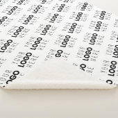 Your Logo Simple Repeating Diagonal Pattern シェルパブランケット (3/4)