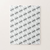 Your Logo Simple Repeating Diagonal Pattern ジグソーパズル (縦)