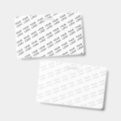 Your Logo Simple Repeating Diagonal Pattern バッジ (正面＆裏面)