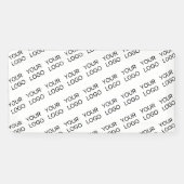 Your Logo Simple Repeating Diagonal Pattern 横断幕 (横)