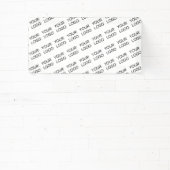 Your Logo Simple Repeating Diagonal Pattern 横断幕 (インサイチュ)