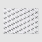 Your Logo Simple Repeating Diagonal Pattern 薄葉紙 (正面)