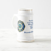 Your Logo + Special Message Mug ビールジョッキ (正面左)