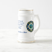 Your Logo + Special Message Mug ビールジョッキ (正面右)