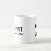 Your Logo Team Spirit やる気を起こさせる引用文室 コーヒーマグカップ (中央)