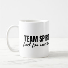 Your Logo Team Spirit やる気を起こさせる引用文室 コーヒーマグカップ