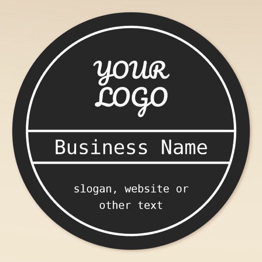 Your Logo | Unique Editable Business Design ラウンドシール