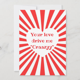 "your love drive me craazyy" card シーズンカード