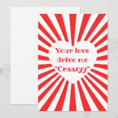 "your love drive me craazyy" card シーズンカード (正面/裏面)