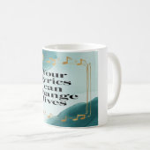 Your Lyrics Can Change Lives オプション2 コーヒーマグカップ (正面右)