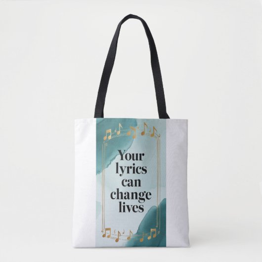 Your Lyrics Can Change Lives オプション2 トートバッグ (正面)