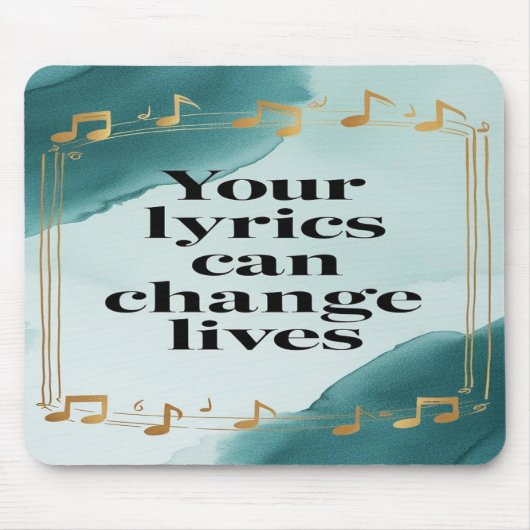 Your Lyrics Can Change Lives オプション2 マウスパッド (正面)