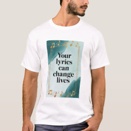 Your Lyrics Can Change Lives オプション2 Tシャツ