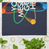 YOUR MESSAGE パーソナライズされた SCIENCE キッチンタオル (折り畳み)