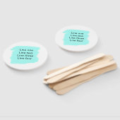 Your message here add text name monogram green  ハンドファン (組立なし)