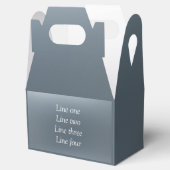 Your message here gray blue metallic background te フェイバーボックス (オープン)