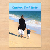 Your Mom Photo Mother's Day Card with カスタム文字 アクリル招待状 (正面)