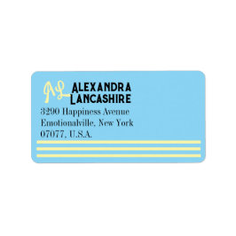 Your Monogrammed Labels - Multicoloured ラベル