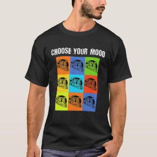 Your Mood To Choose   Grumpy Rude Cat Theme Tシャツ