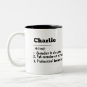 Your Mug, Your Message! ツートーンマグカップ (左)