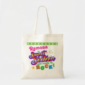 Your Nam on Ready to RockSweet sixteen誕生日 トートバッグ (正面)