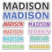 YOUR NAMEスタンプ シール (正面)